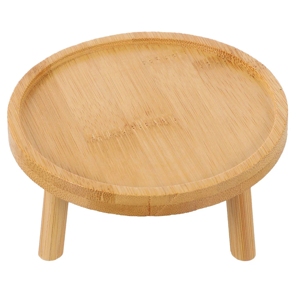 Choice Plant Pot Stand Wooden Tall Desktop Bonsai Display