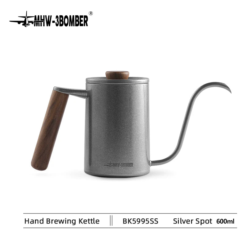 Stainless Steel Gooseneck Pour Over Coffee Kettle For Baristas