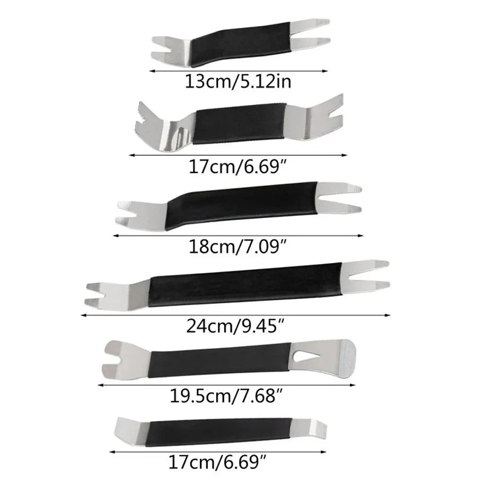 6 Piece Auto Door Clip Trim Tool Kit For Dashboard