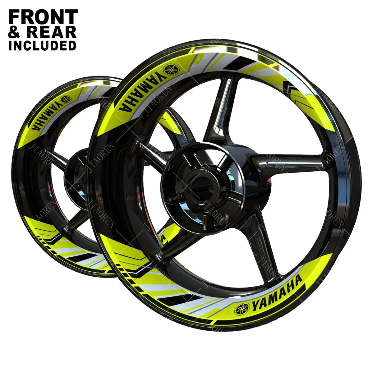 Yamaha Wheel Logo Sticker Rim Decal Vinyl Set Kit Pro