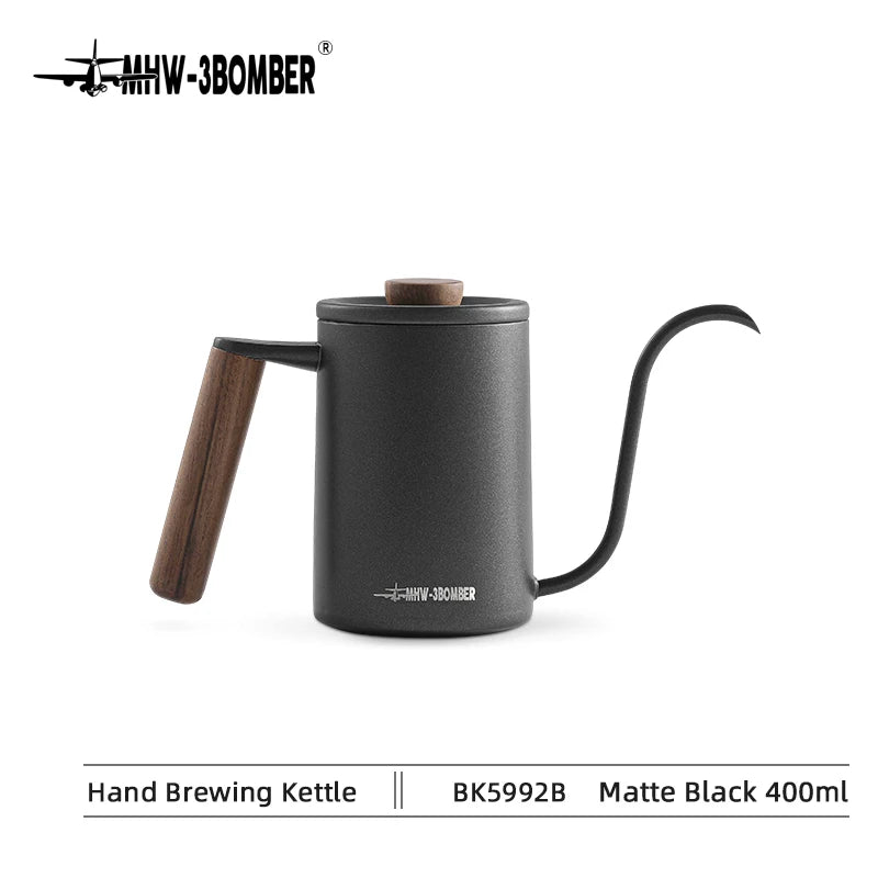 Stainless Steel Gooseneck Pour Over Coffee Kettle For Baristas