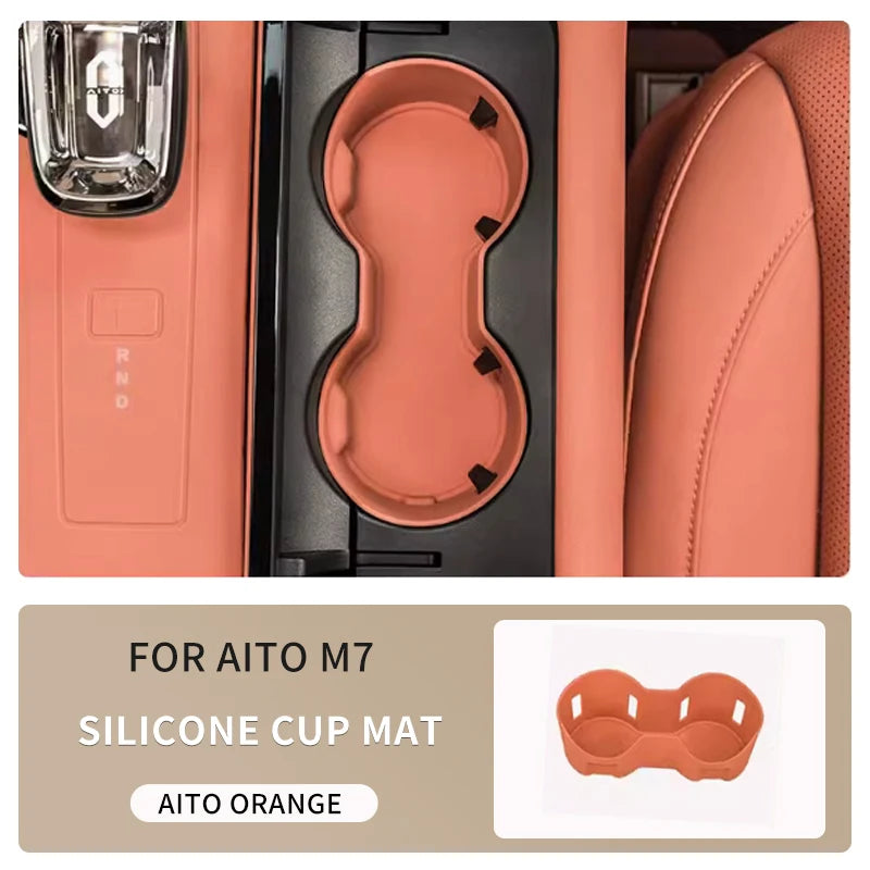 Silicone Cup Holder Limiter For SERES 5 AITO M7 M5