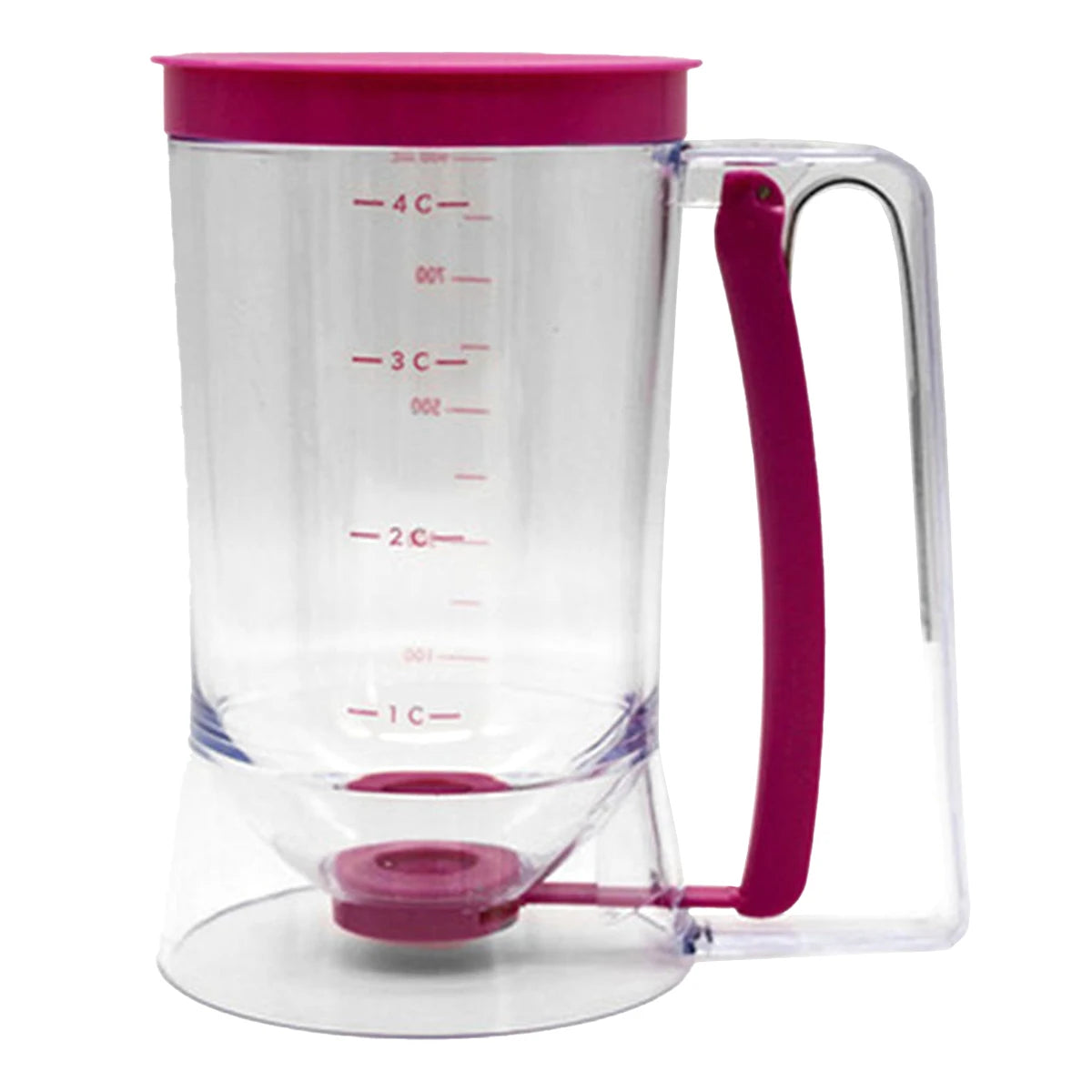 Batter Separator Dispenser with Measuring Label and Squeeze Handle