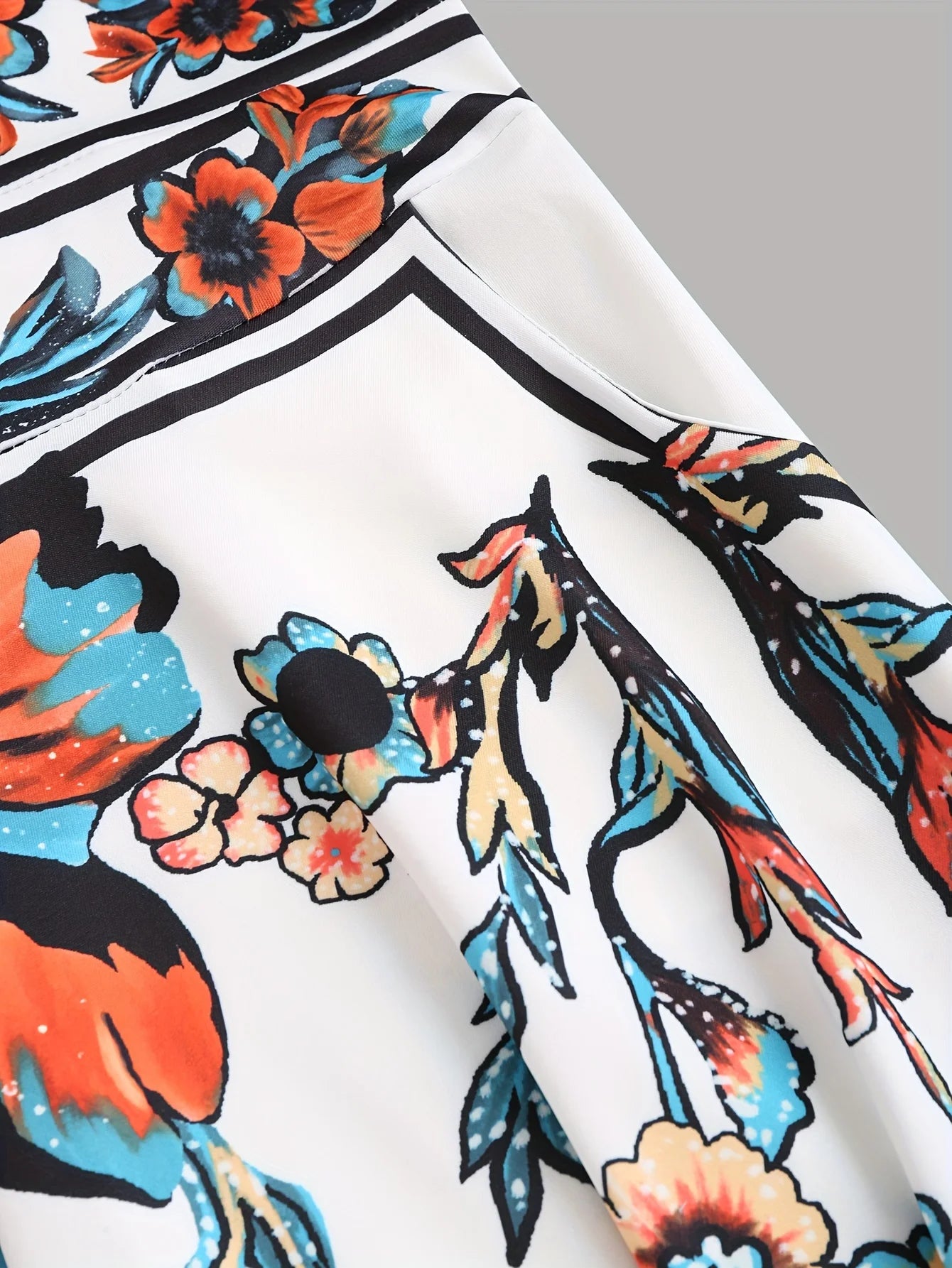 Summer Floral Print Plus Size Sling Mini Dress