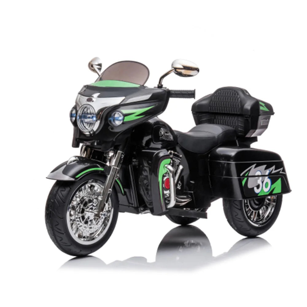 Hign Concerned Kids Electric 12V Two Seat Ride On Motorcycle