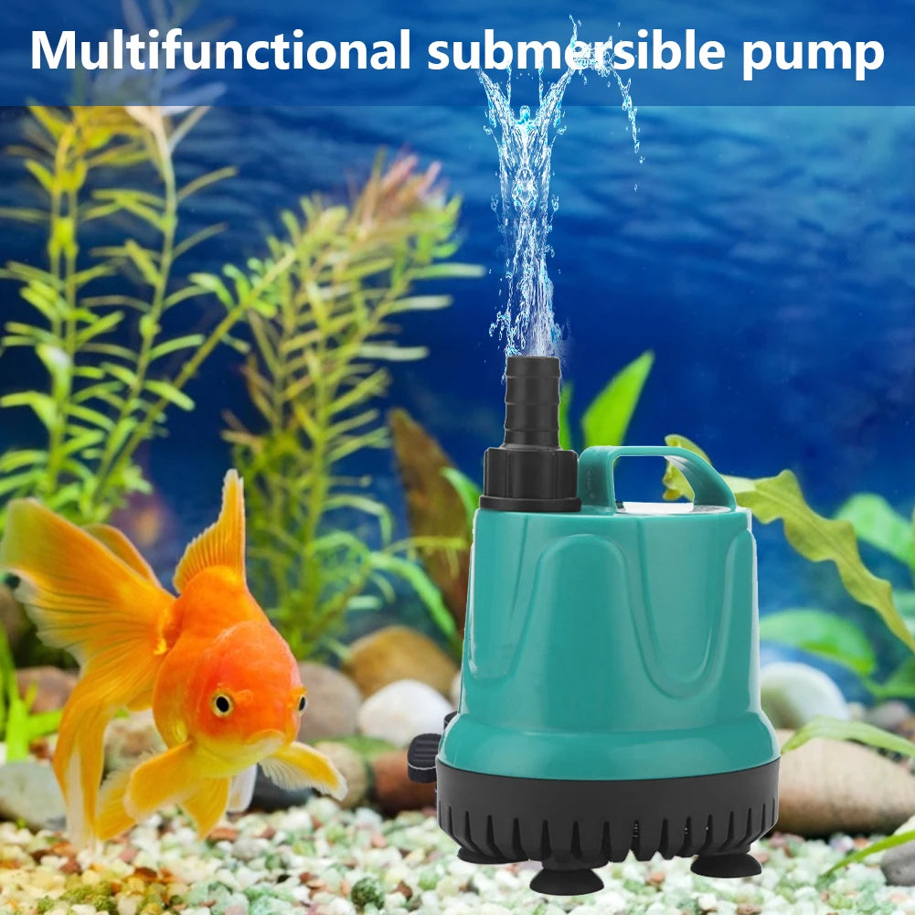 Ultra-Quiet Submersible Water Fountain Pump for Aquariums and Ponds