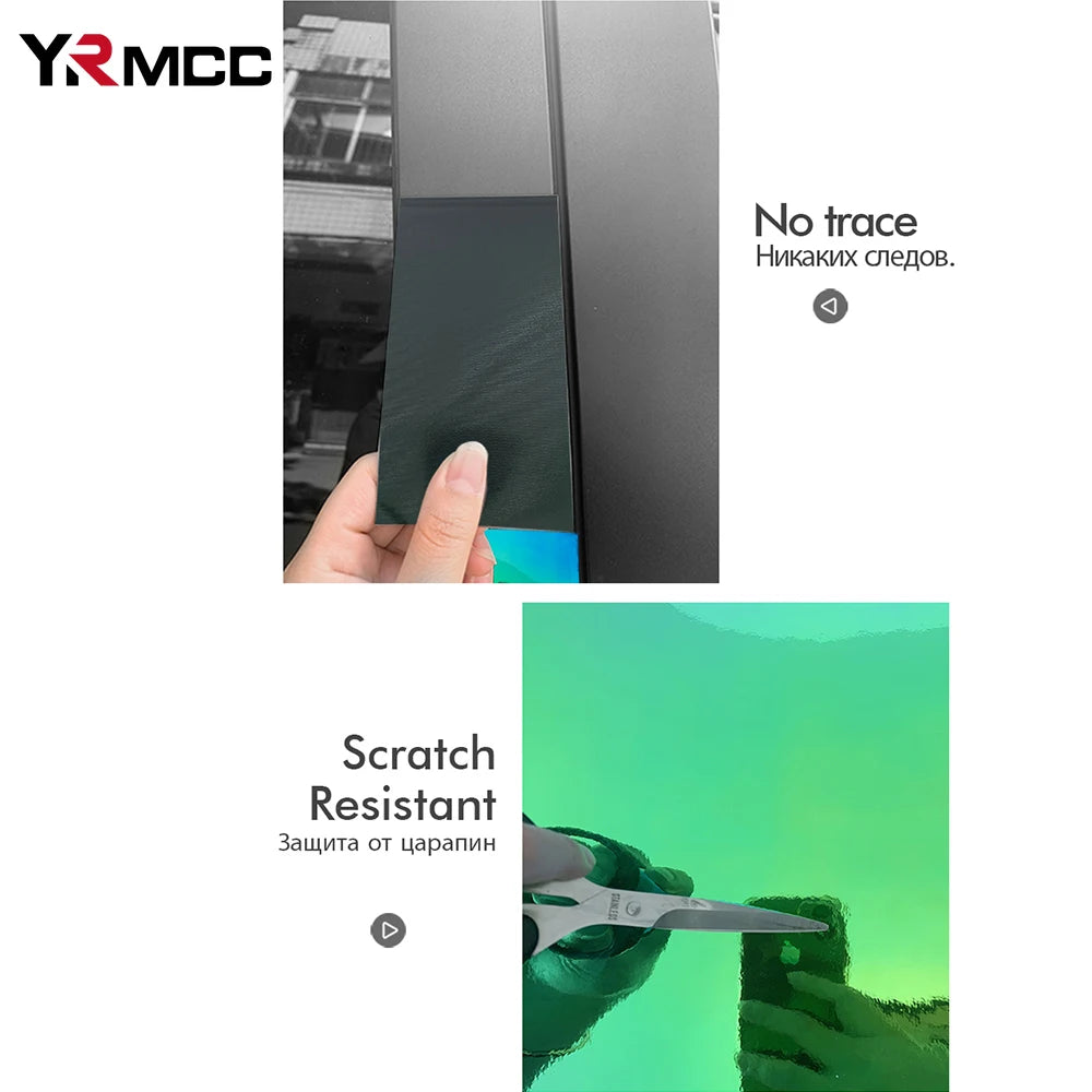 Car Wrap Film Laser Plating Auto Color Change PVC Sticker Chrome Rainbow Vinyl Air Free Bubble Motor Film