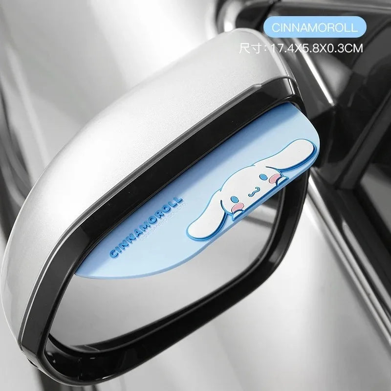 Sanrio My Melody Hello Kitty Kuromi Cute Rearview Mirror Accessory