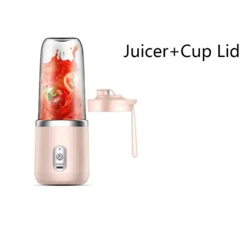 Portable Electric Fruit Juicer Blender for Smoothies and Milkshakes