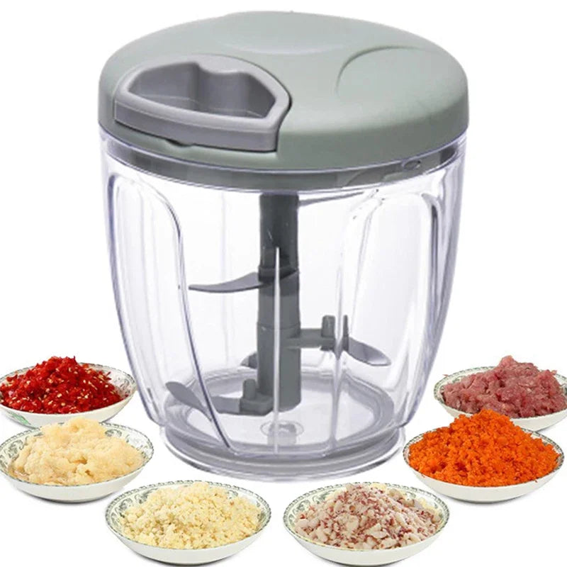Portable Garlic Chopper and Vegetable Cutter Kitchen Tool