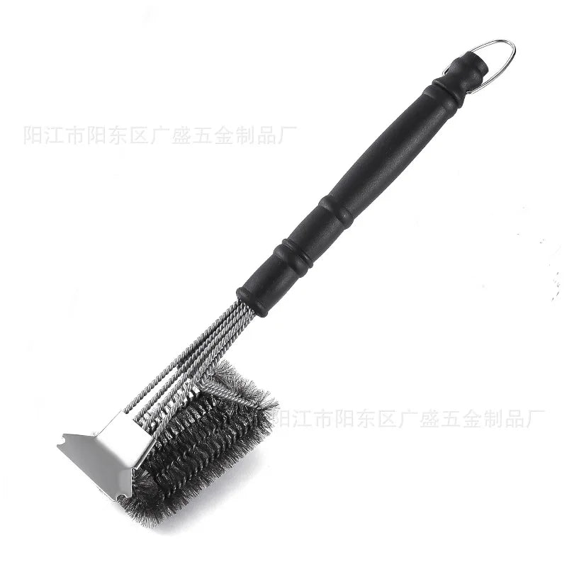 Stainless Steel Barbecue Grill Brush for Effortless Cleaning