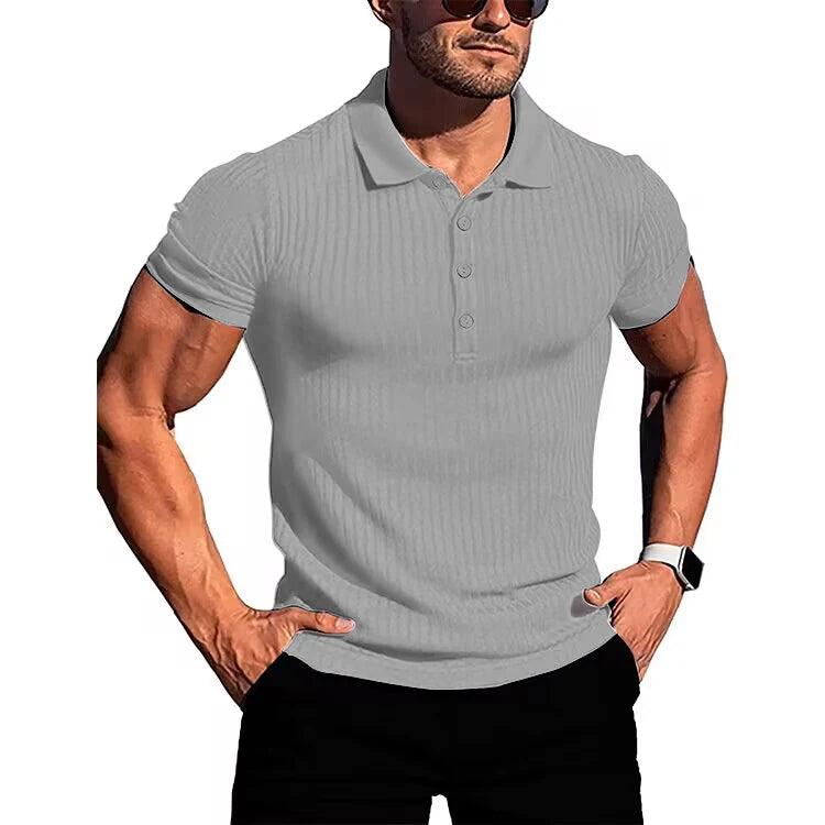 Zhejiang Choice Mens Breathable Stretch Slim Polo Shirt