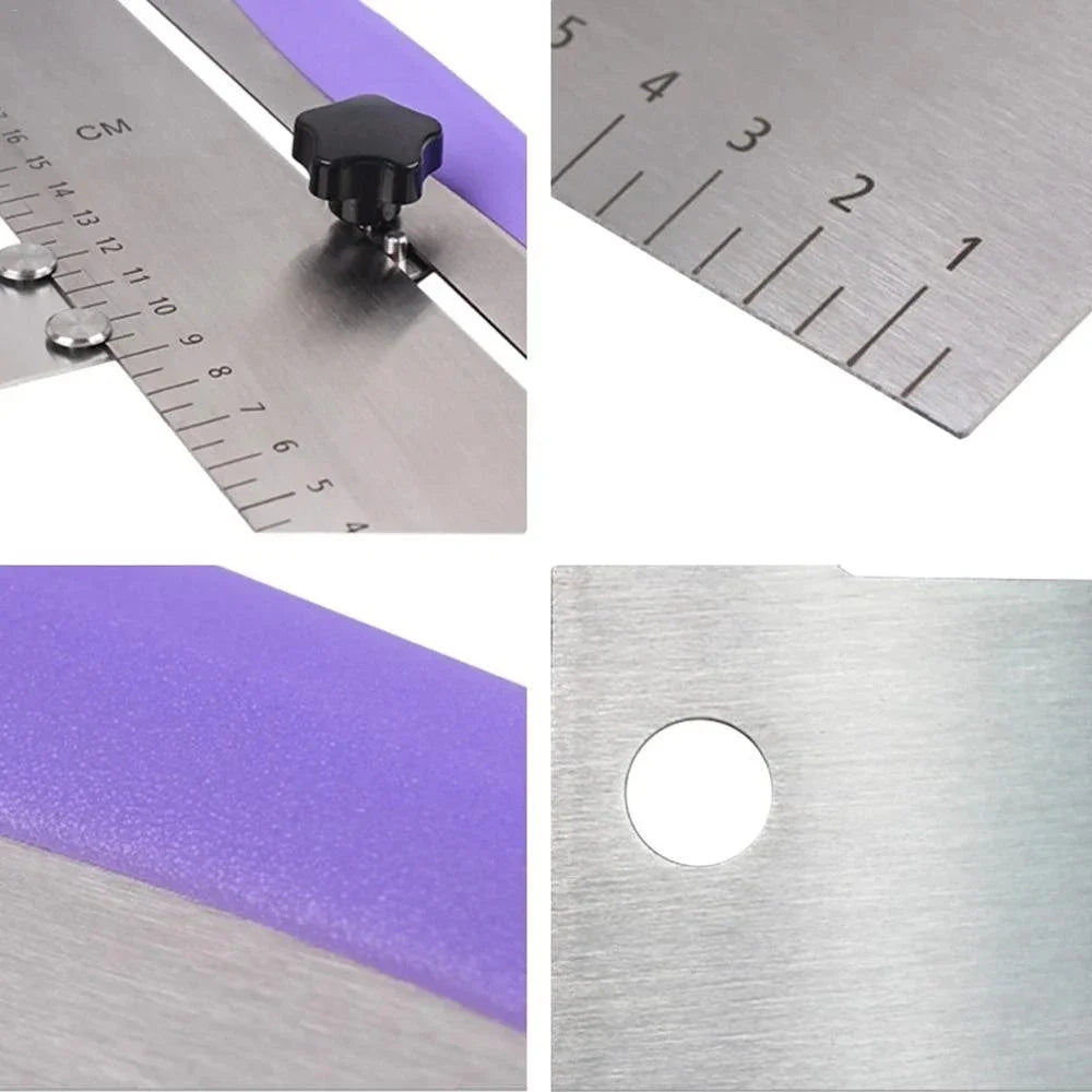 Adjustable Stainless Steel Cake Scraper for Perfect Edges