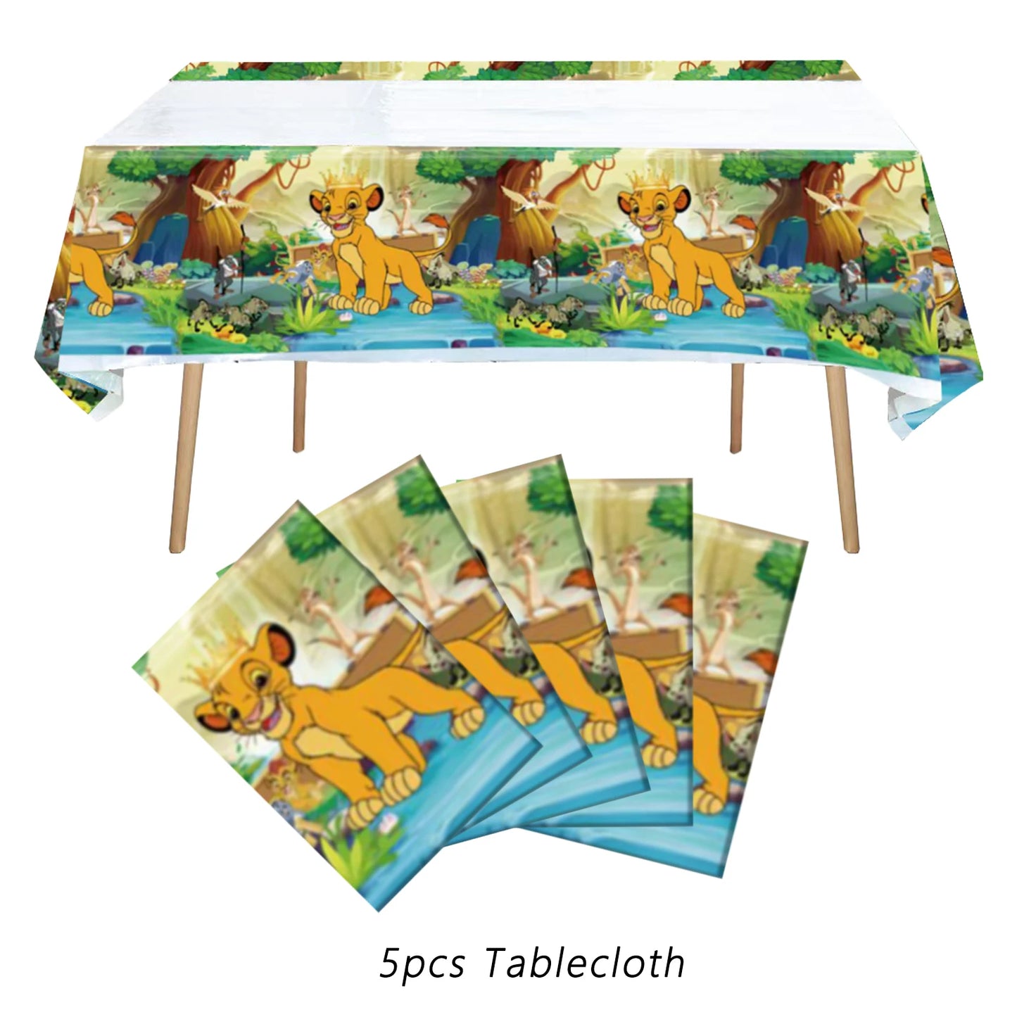 Disney The Lion King Birthday Party Tablecloth For Celebrations