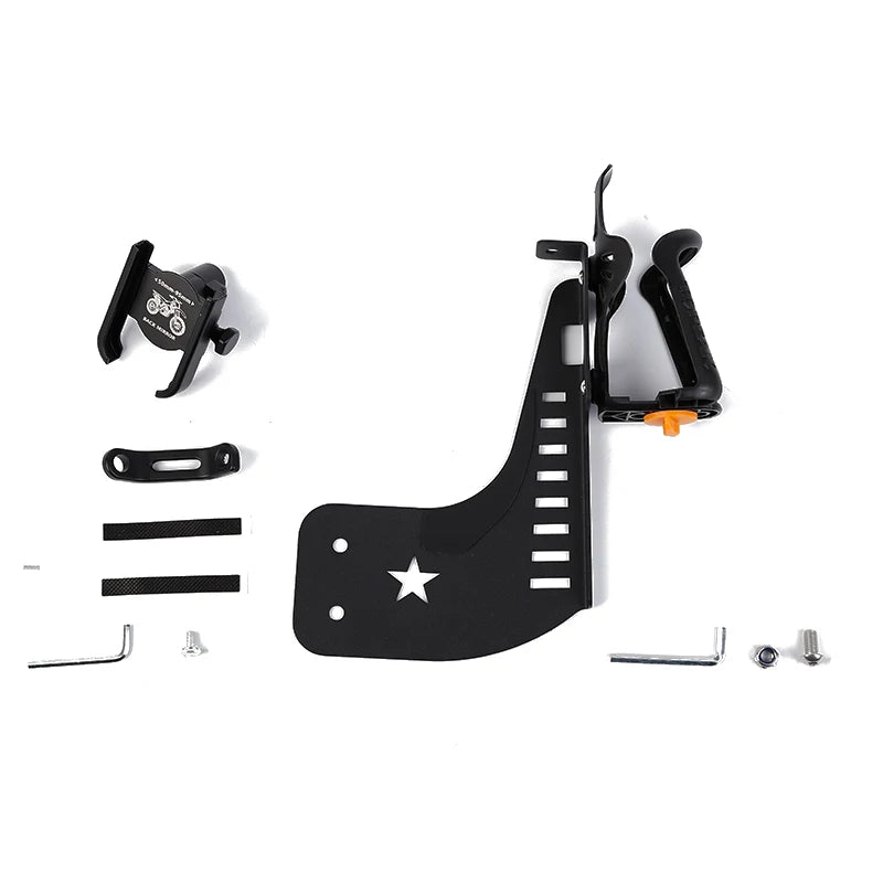 Shineka Jeep Wrangler Front Door Cup Holder And Phone Mount
