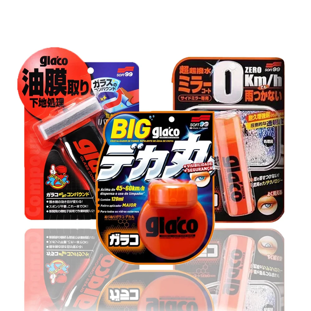 Soft99 Glaco Japan Car Windshield Glass Water Repellent Oil Film Removal Rain Glass Hydrophobic Coating Anti-rain for Car Glass