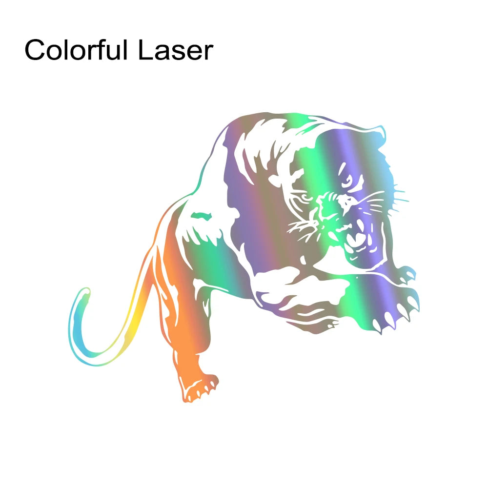 Graphics Wild Panther Hunting Car Stickers Decor Waterproof Motorcycle Decals Suitable for Cars SUVs Vans RVs
