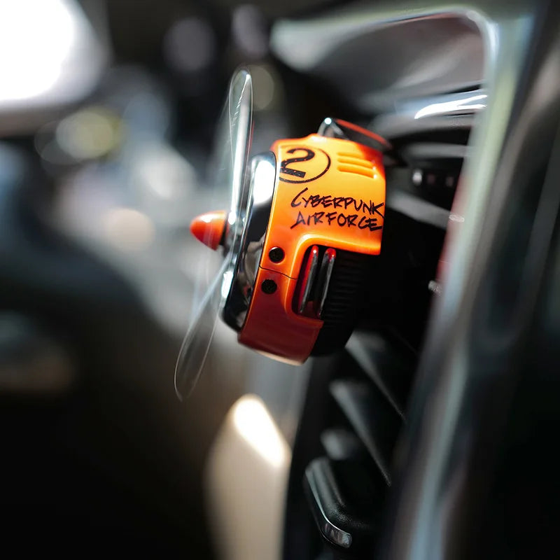Cyberpunk Propeller Air Freshener for Car Interior Decoration
