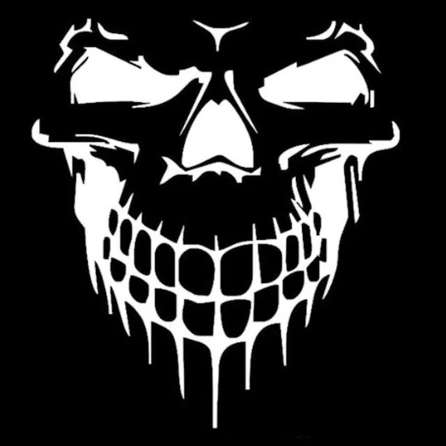 Car Sticker Skull Decal Horrific Skeleton Vinyl Removable Waterproof Auto Styling Accessories
