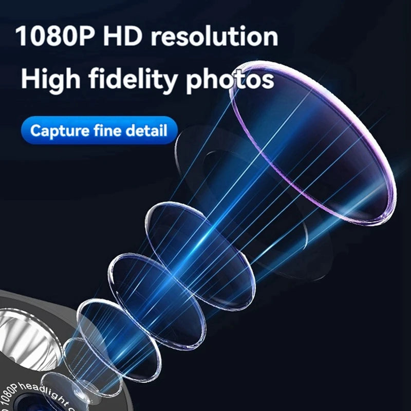 Head-Mounted HD Sports Camera for Outdoor Cycling and Vlogging