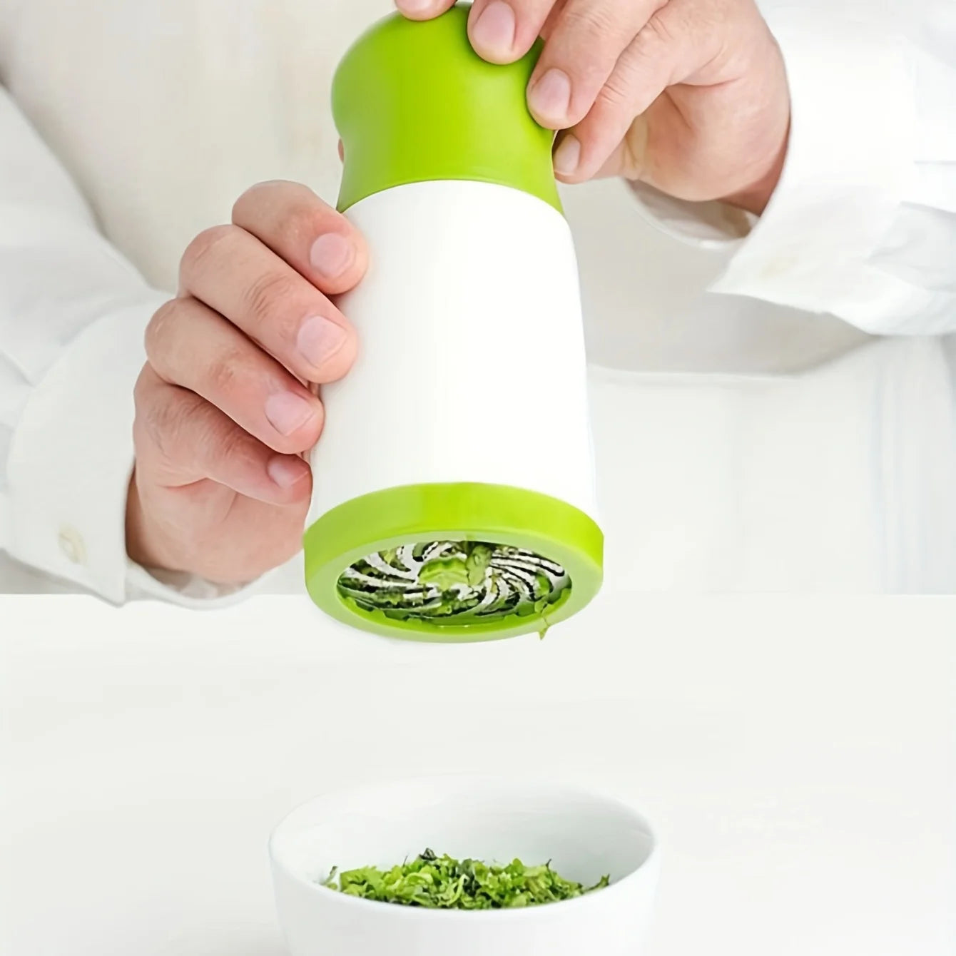 Manual Herb Grinder and Vegetable Cutter Kitchen Tool Gadget