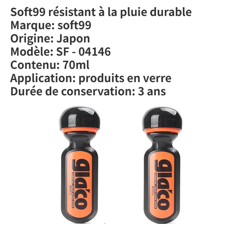 Soft99 Hydrophobic Windshield Water Repellent Treatment for Cars