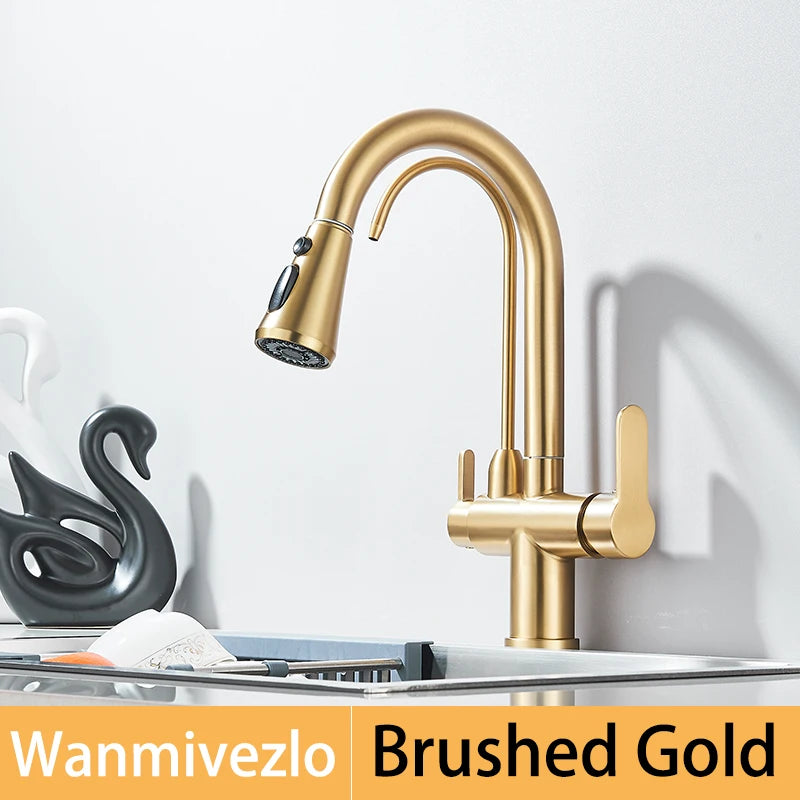 Wanmivezlo Purify Water Deck Mounted Kitchen Faucet