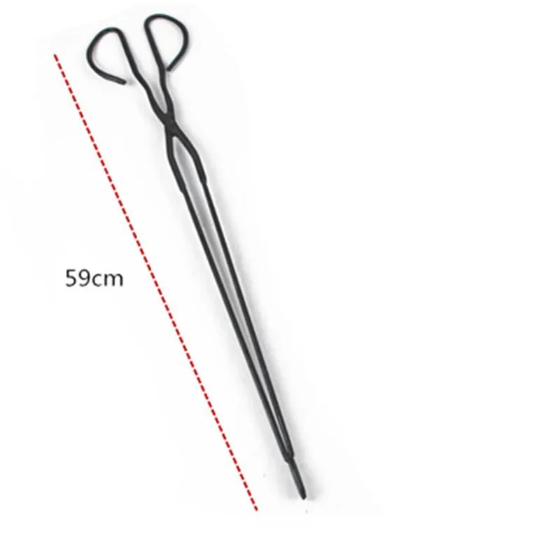 Long Handle BBQ Tongs for Easy Grilling and Cleaning