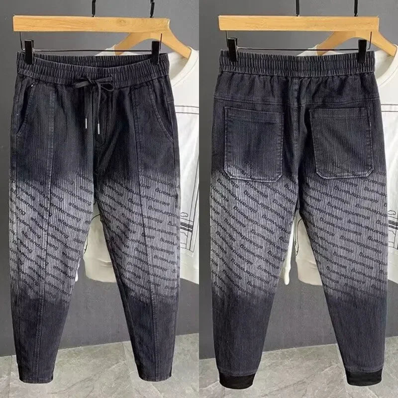 Vintage Loose-Fit Harem Jeans for Casual Summer Style