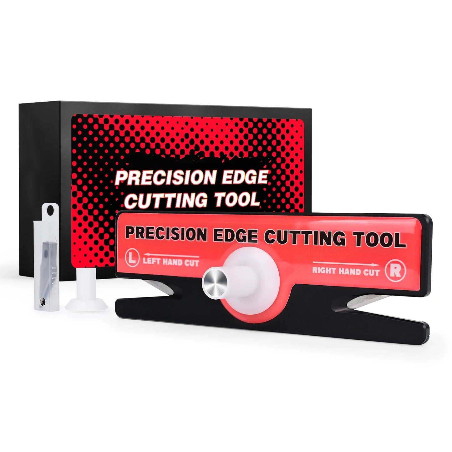 Ehdiss Dual Blade Micro Precision Cutting Tool for Car Carbon Fiber Vinyl Wraps Window Tinting Film Edge Trimming Knife
