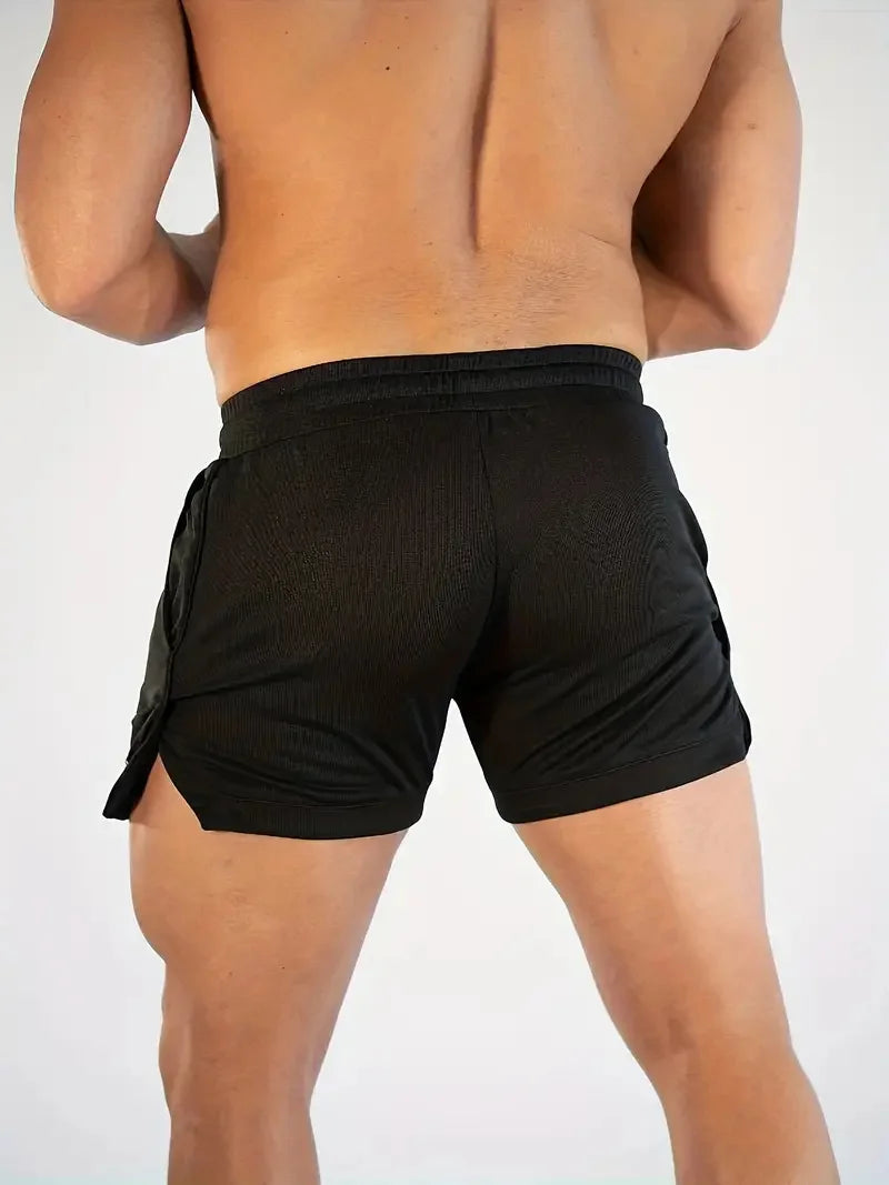 Jiangxi Men Athletic Running Gym Shorts Polyester Active