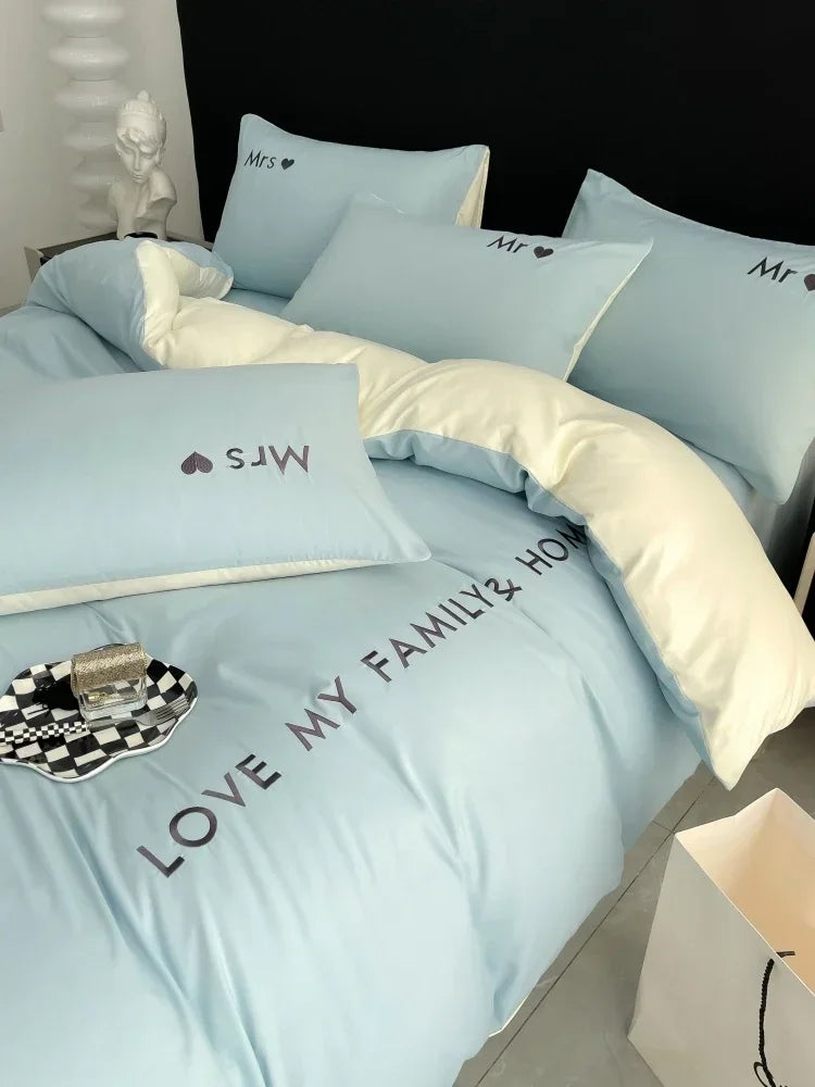 Nordic Luxury Egyptian Cotton Bedding Set for Ultimate Comfort