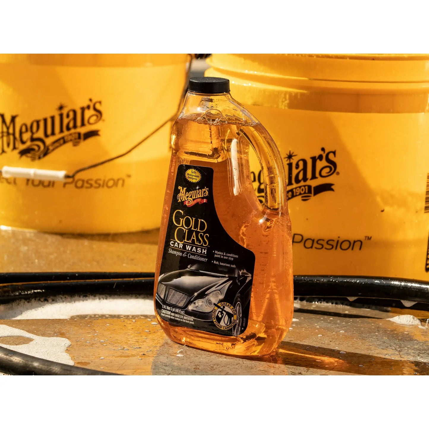 (2 pack) Meguiar's G7148 Gold Class Car Wash Shampoo and Conditioner - 48 oz.