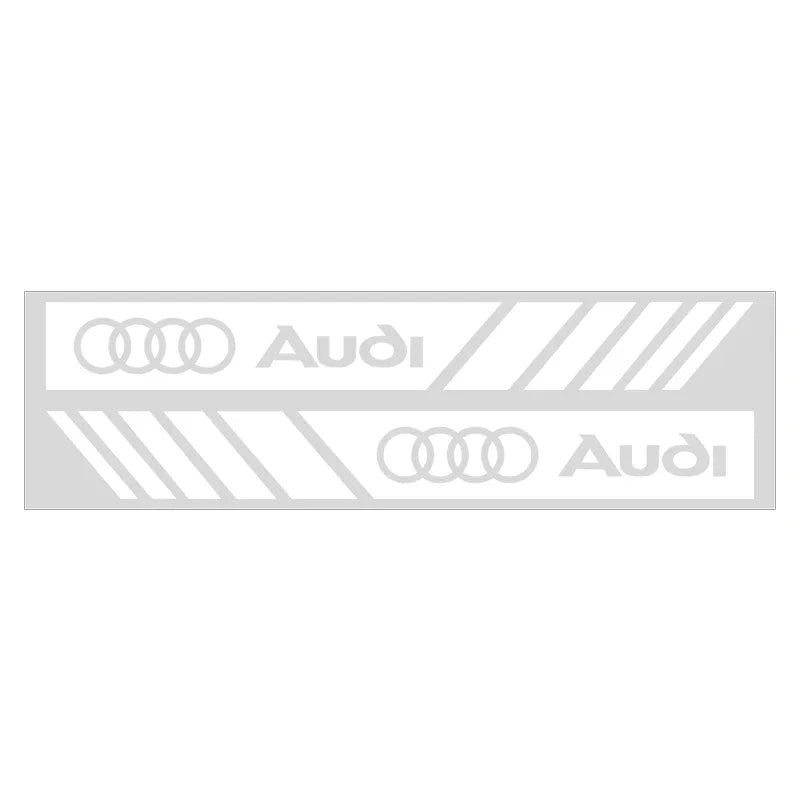 2PCS Car Rearview Mirror Stickers Vinyl Film Decals for Audi B6 B7 B8 B9 A3 8P 8V A4 A6 C6 C5 Q2 Q3 Q5 Q7 Q8 TT TTS Q2L