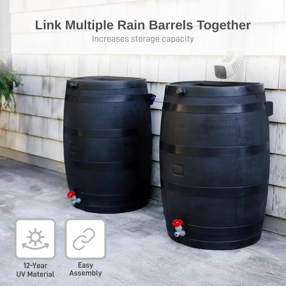 Eco-Friendly Rain Barrel for Sustainable Water Collection