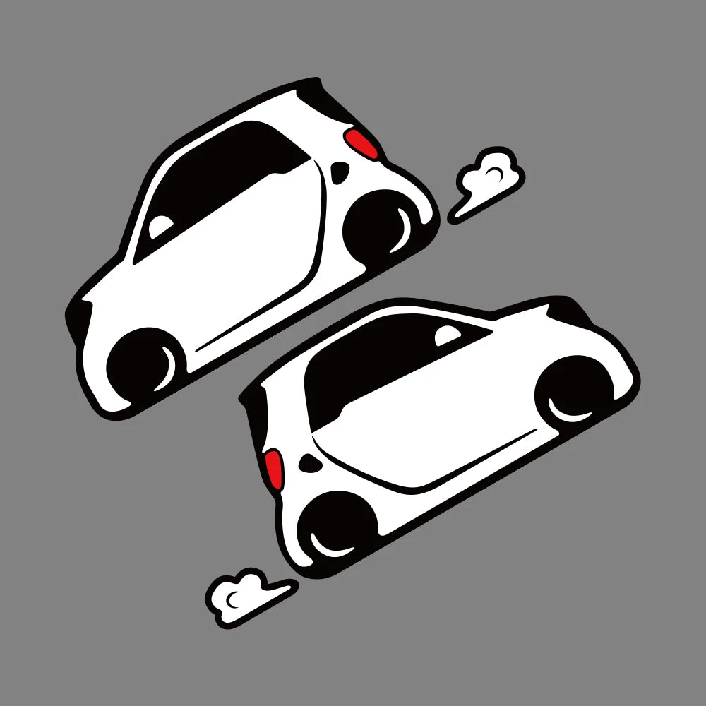 Car Stickers Decal Decoration Vinyl Film Decals for Mercedes Benz Smart Fortwo W453 W451 Racing Auto Styling Accessories