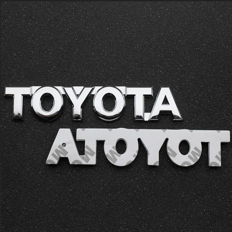 Toyota Trunk Emblem Sticker For RAV4 Yaris Camry Corolla