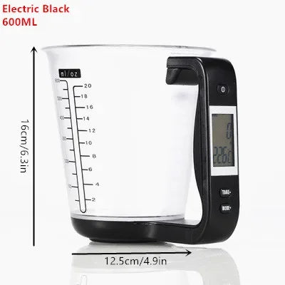 LCD Display Digital Measuring Cup with Large Capacity Beaker