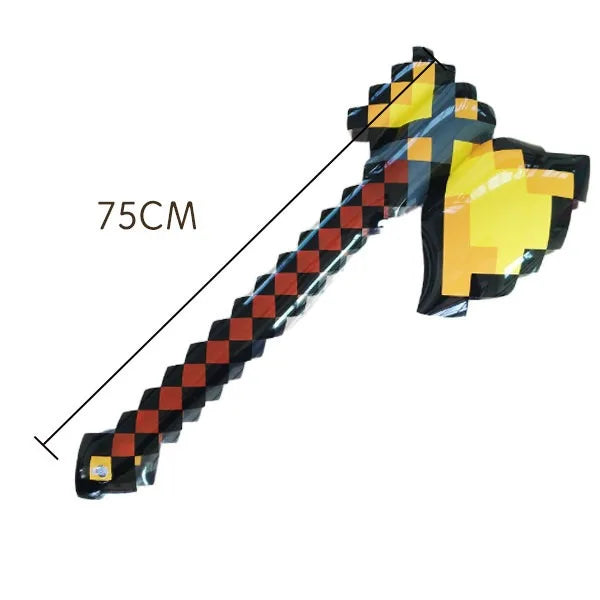 Miner Pixel Crafting Inflatable Sword Axe Party Decoration Toys