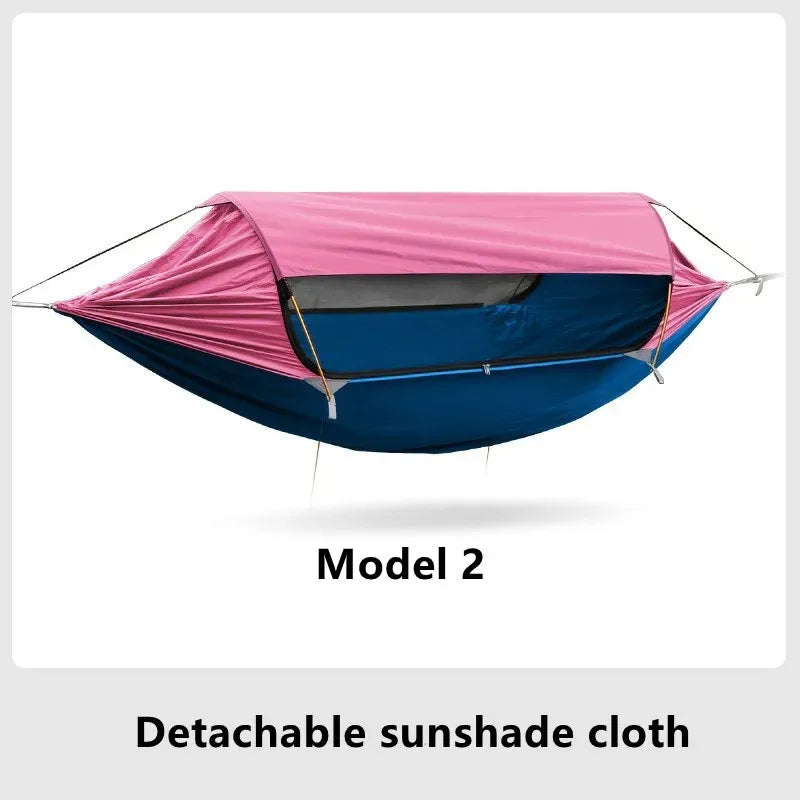 Traveler Two Person Hammock With Mosquito Net Sunshade