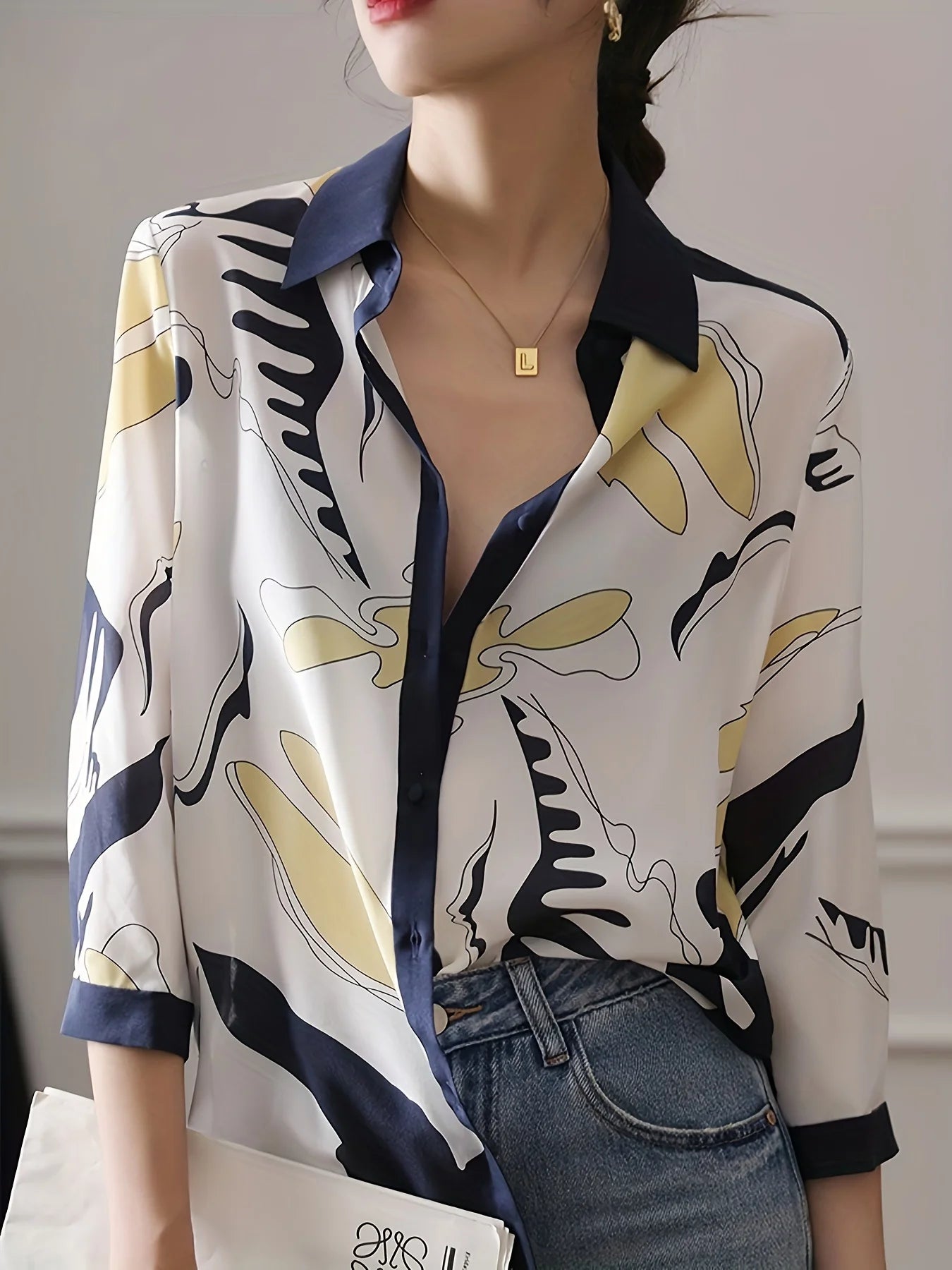 Guangdong CN Fashion Luxury Ladies Shirt France Style Blouse