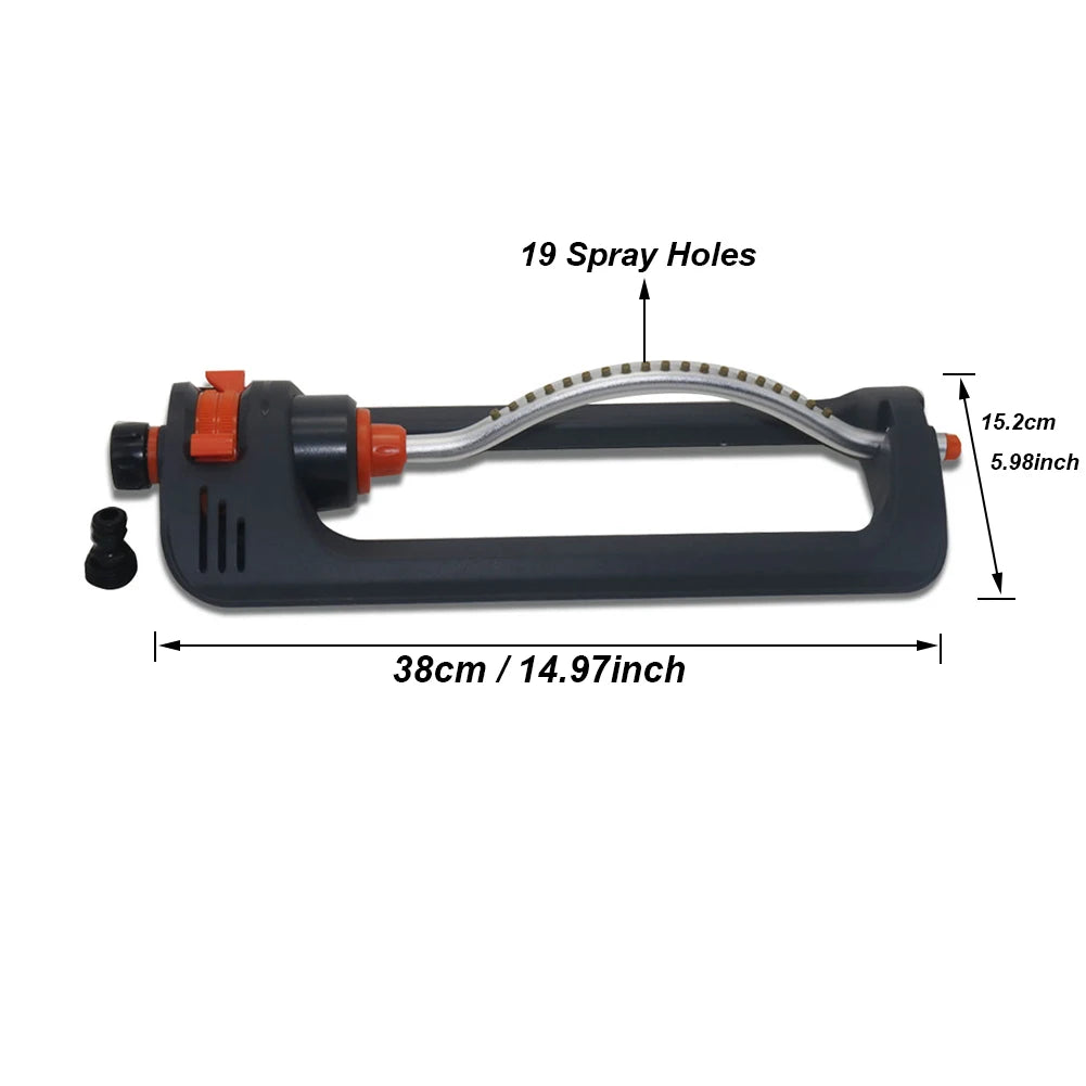 Garden Lawn Automatic Swing Sprinkler Dust Proof Watering Tool with Adjustable Spray Angle
