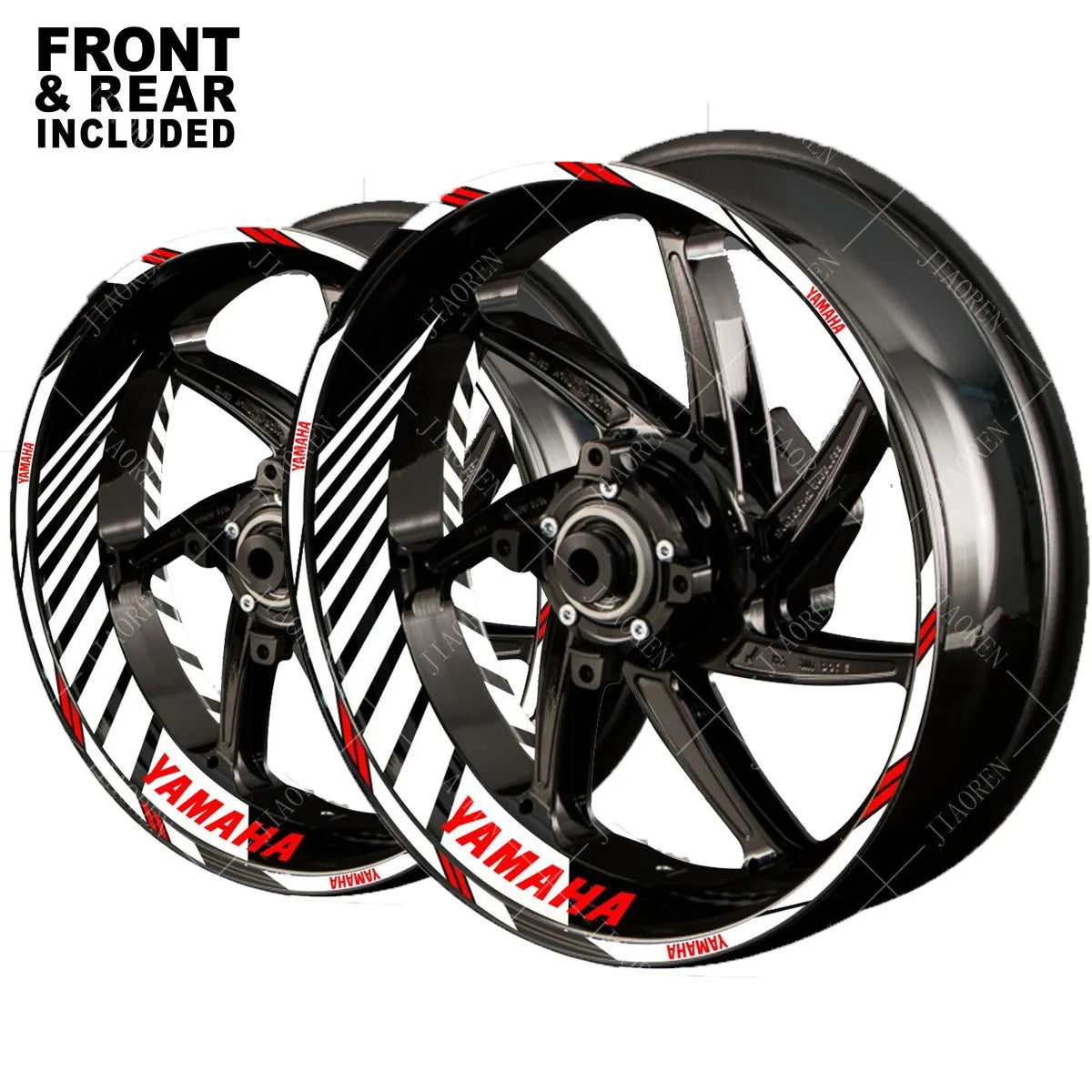 Yamaha Wheel Logo Sticker Rim Decal Vinyl Set Kit Pro