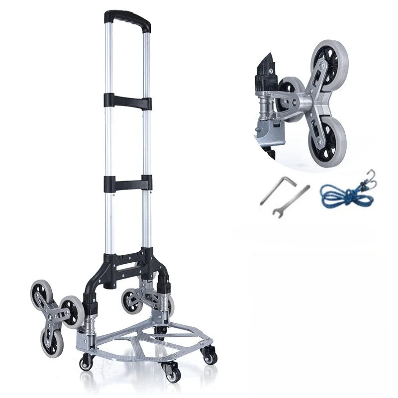 Choice Portable Trolley Cart Aluminum Folding Stair Climber