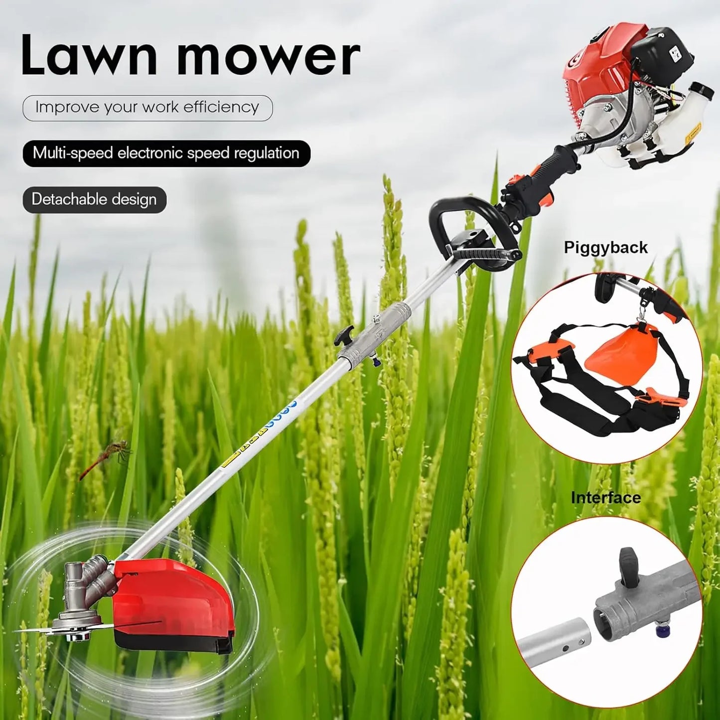 5 In 1 Gas Powered Lawn Care Tool For All Your Gardening Needs