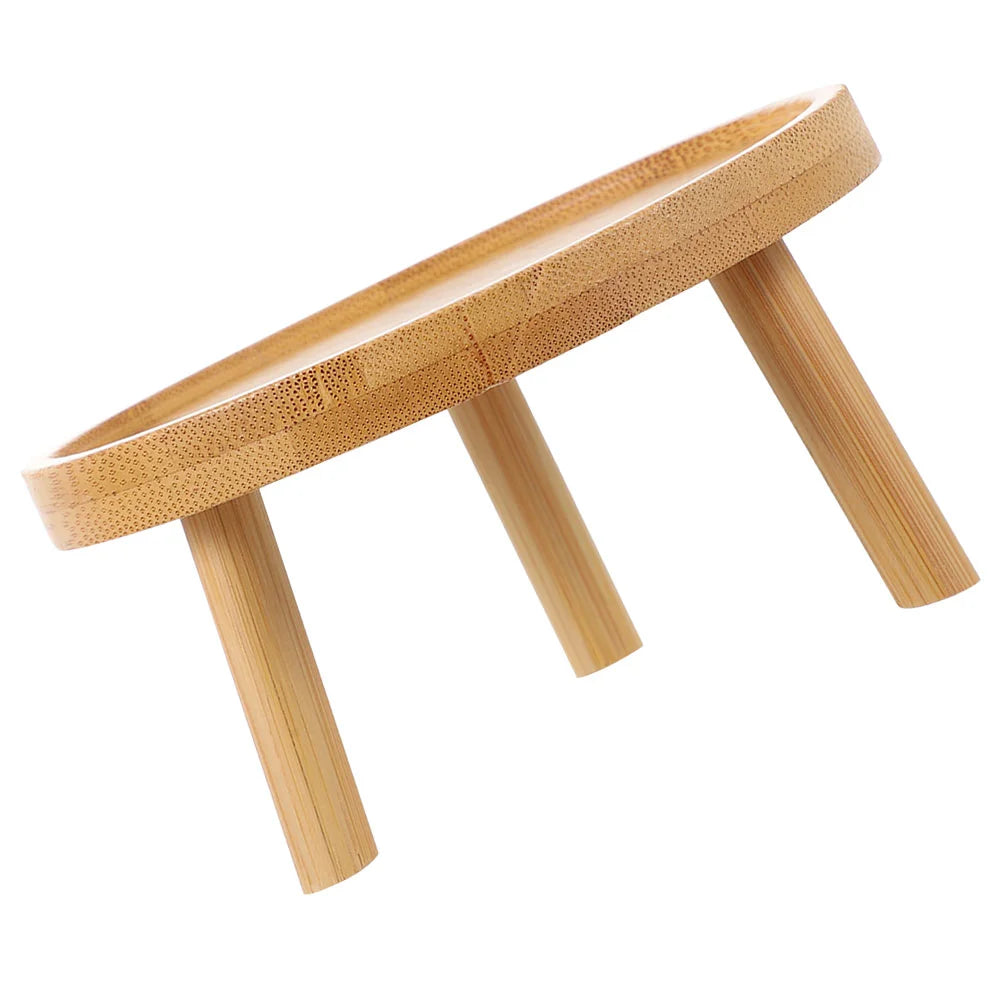 Choice Plant Pot Stand Wooden Tall Desktop Bonsai Display