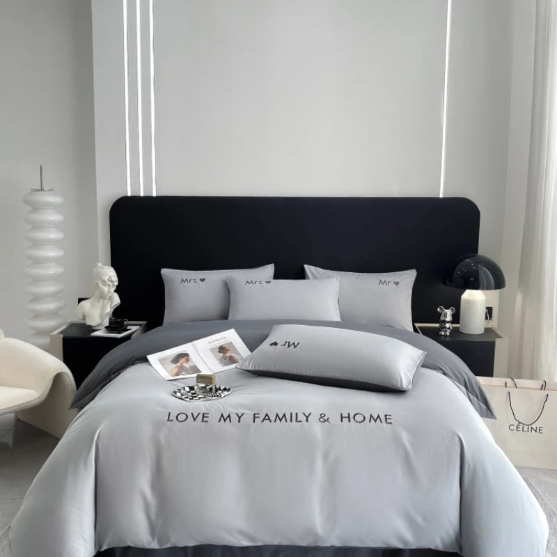 Nordic Luxury Egyptian Cotton Bedding Set for Ultimate Comfort