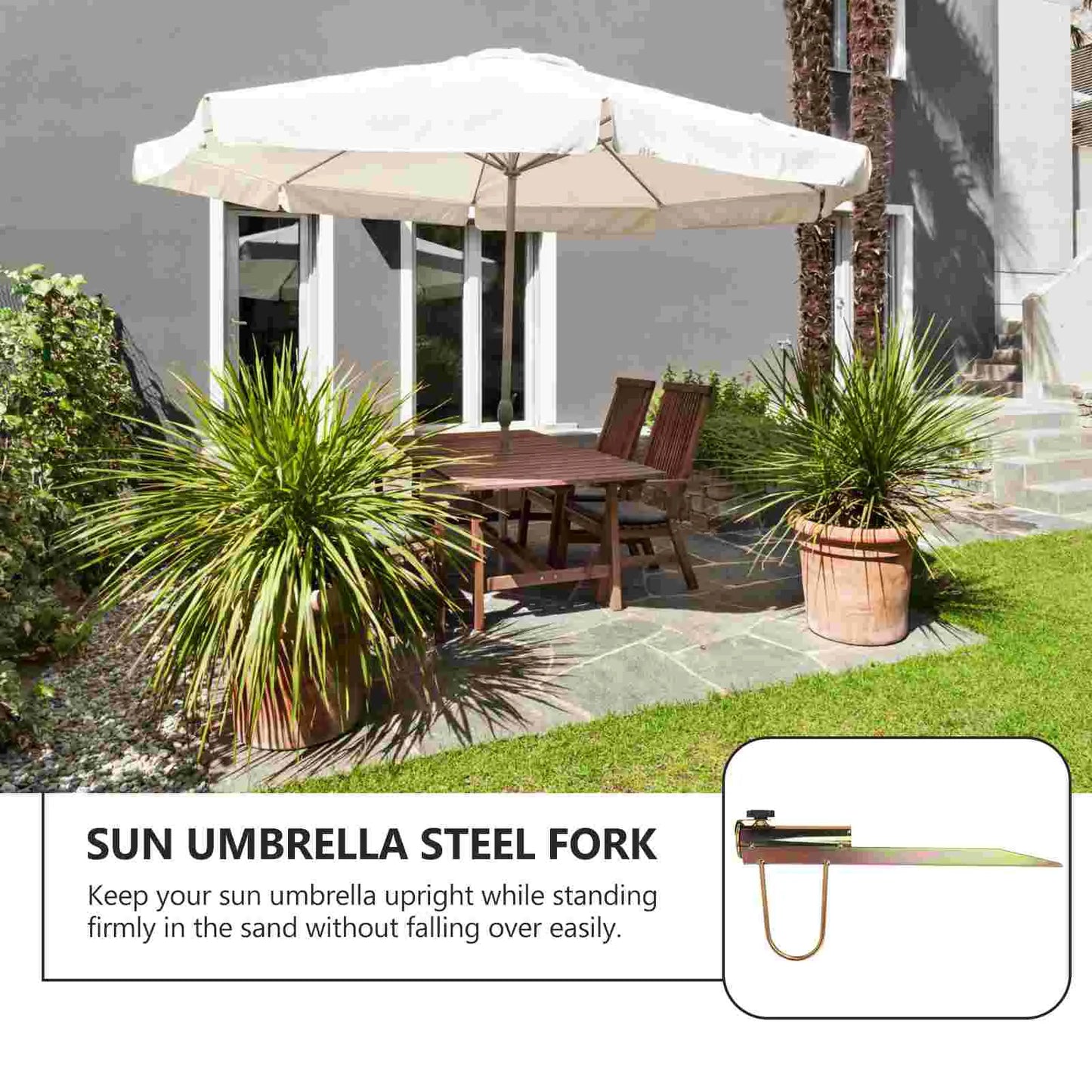 Choice Beach Umbrella Anchor Stand For Sand Base Use