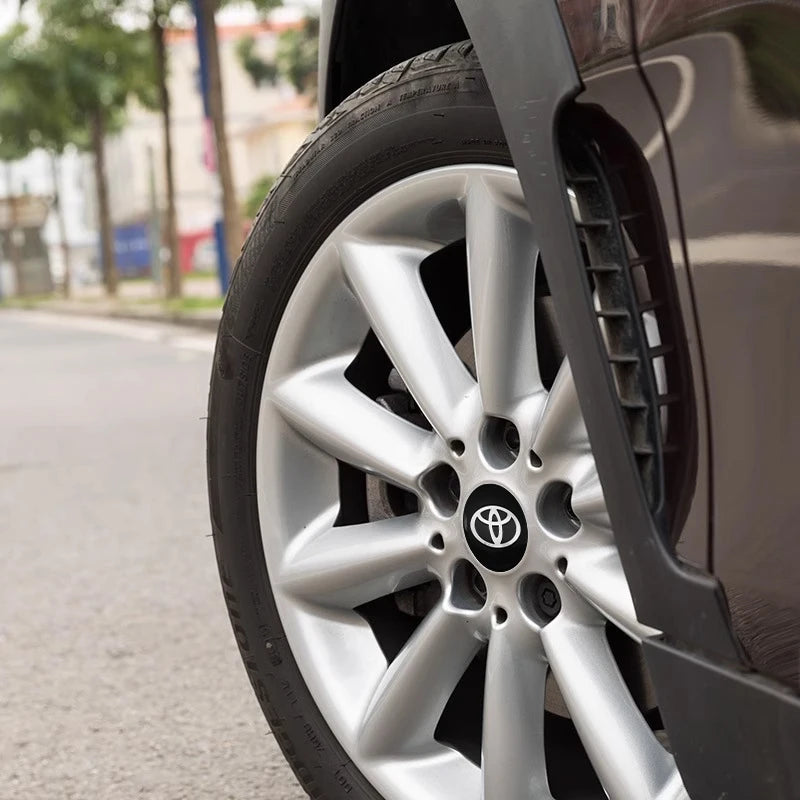 Toyota Wheel Center Hub Cap Stickers For Rav4 Yaris Camry