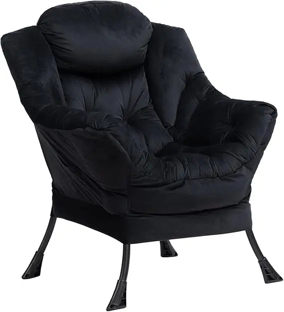 Cozy Fabric Lazy Chair Lounge Armchair for Living Room